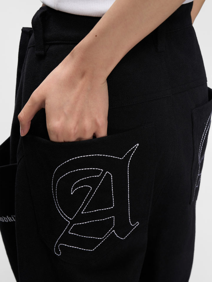 DONCARE(AFGK) "Canvas clasp trousers"