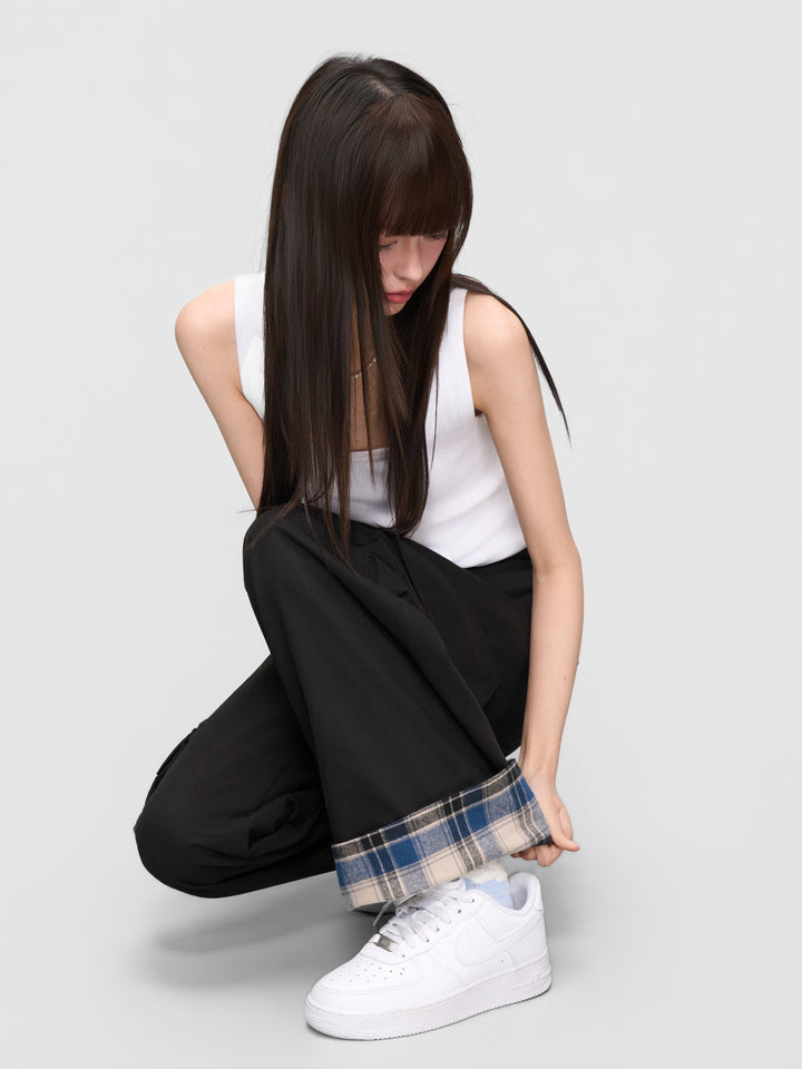 DONCARE(AFGK) "Ethnic pocket trousers"