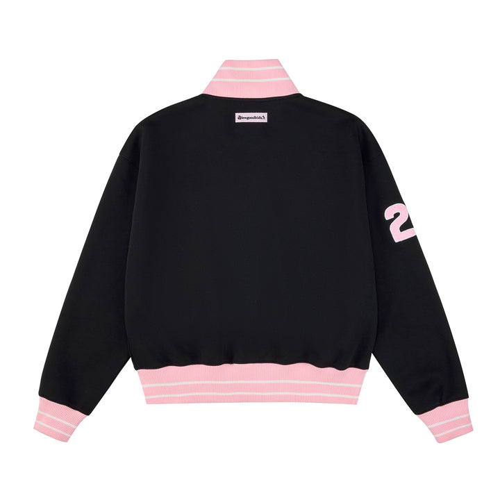 (AGFK) "Retro Varsity Track Jacket"