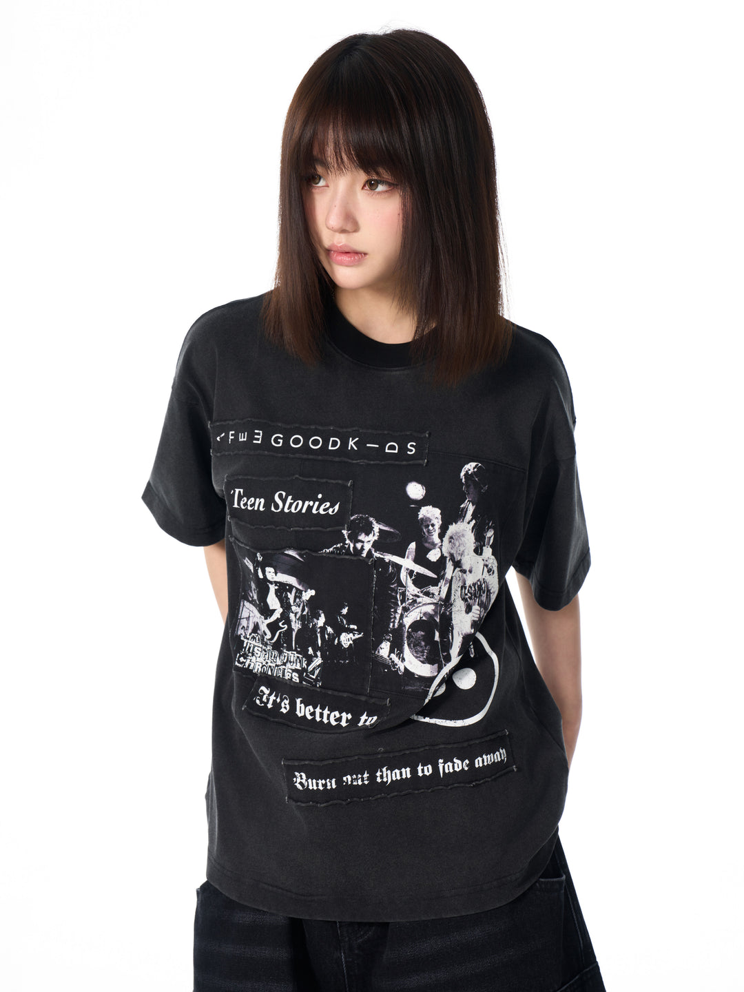 DONCARE(AFGK) "Punk band vintage tee"