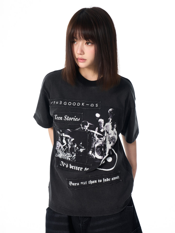 DONCARE(AFGK) "Punk band vintage tee"
