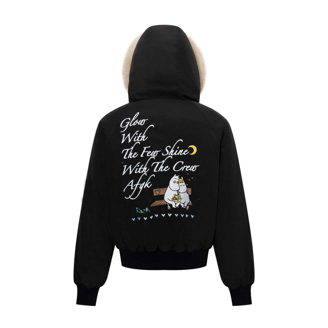 AFGK X MOOMIN "Fur-trimmed padded parka jacket“