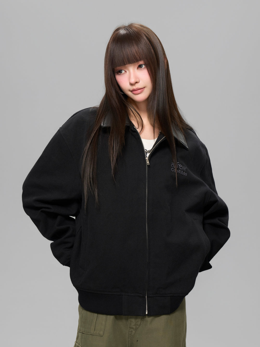 DOCNARE(AFGK) "Leather detroit jacket"