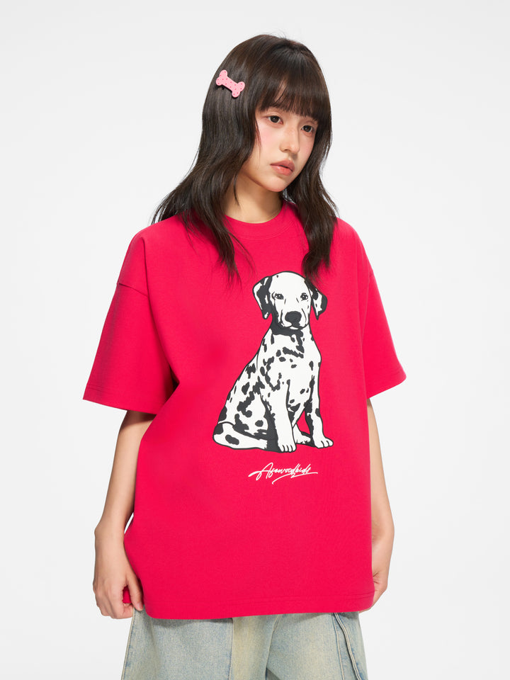 (AFGK) "Dalmatian Graphic Tee"