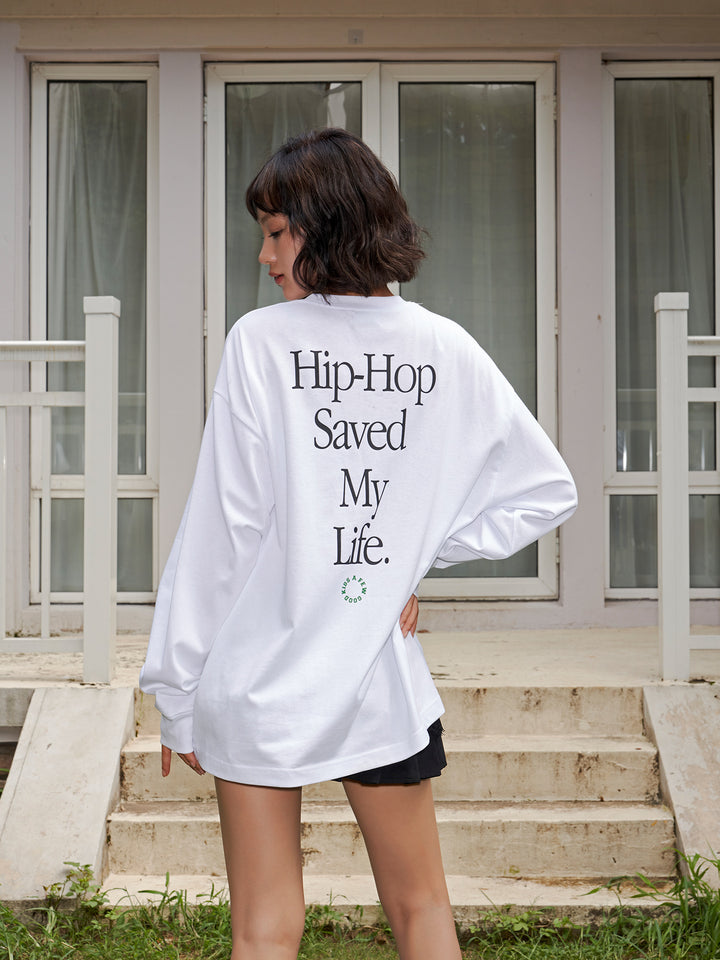 DONCARE(AFGK) "My life long sleeve shirt"