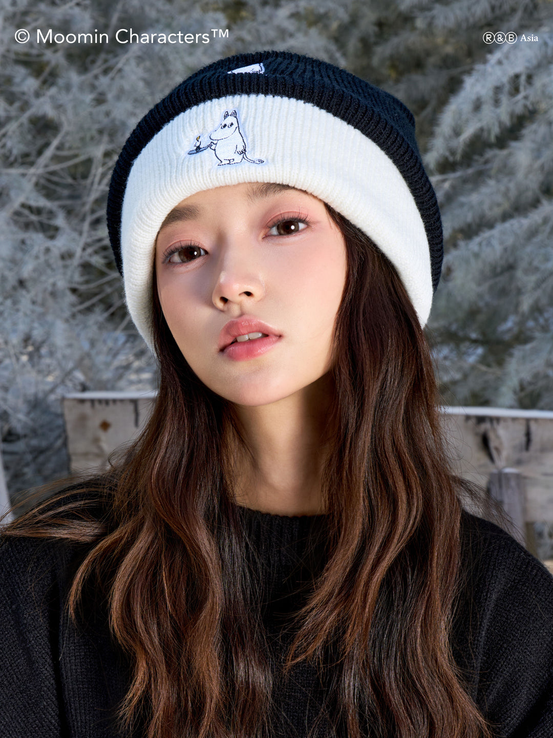 AFGK × MOOMIN “Basic embroidered Beanie”