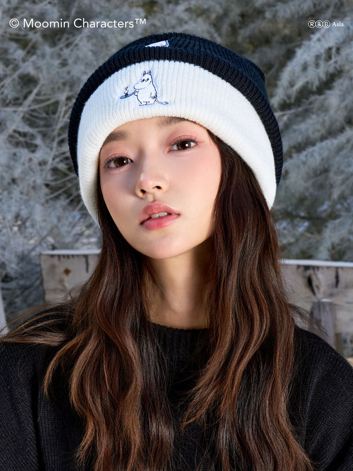 AFGK × MOOMIN “Basic embroidered Beanie”