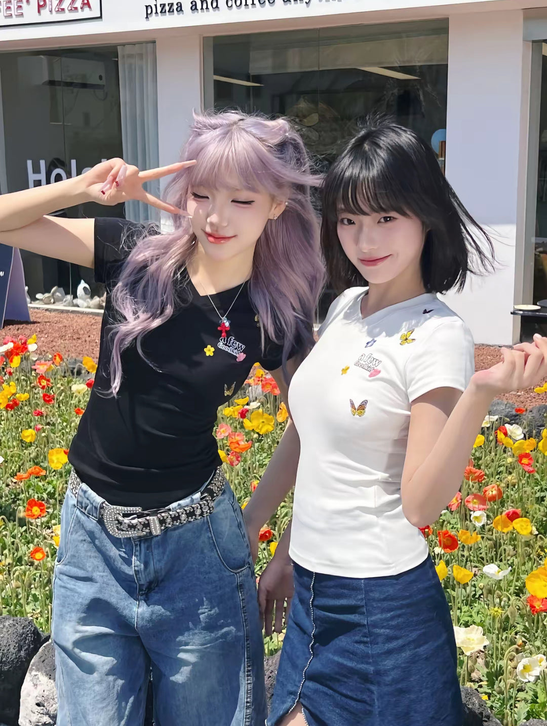 DONCARE(AFGK) "Butterfly logo tee"