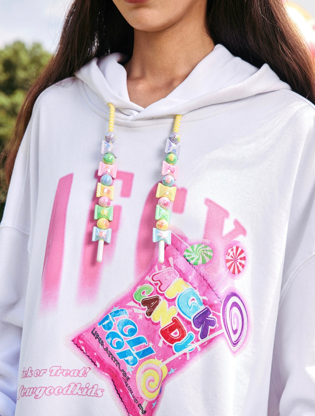 DONCARE(AFGK) "Candy logo hoodie"