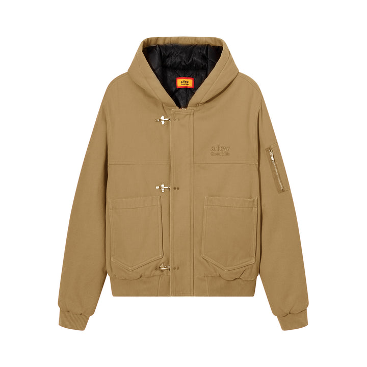 DONCARE(AFGK) "Canvas clasp hooded jacket"