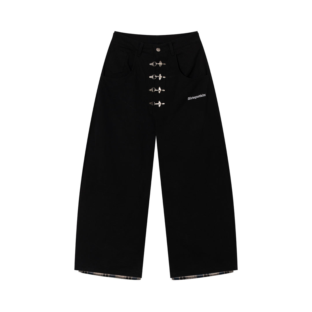 DONCARE(AFGK) "Canvas clasp trousers"
