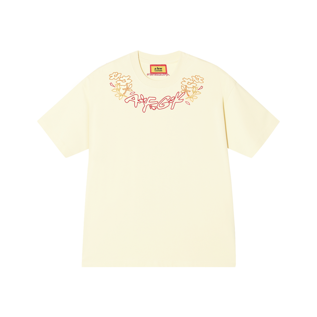 DONCARE(AFGK) "Floral logo tee"