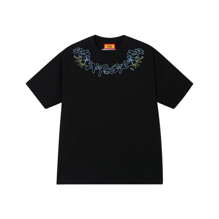 DONCARE(AFGK) "Floral logo tee"