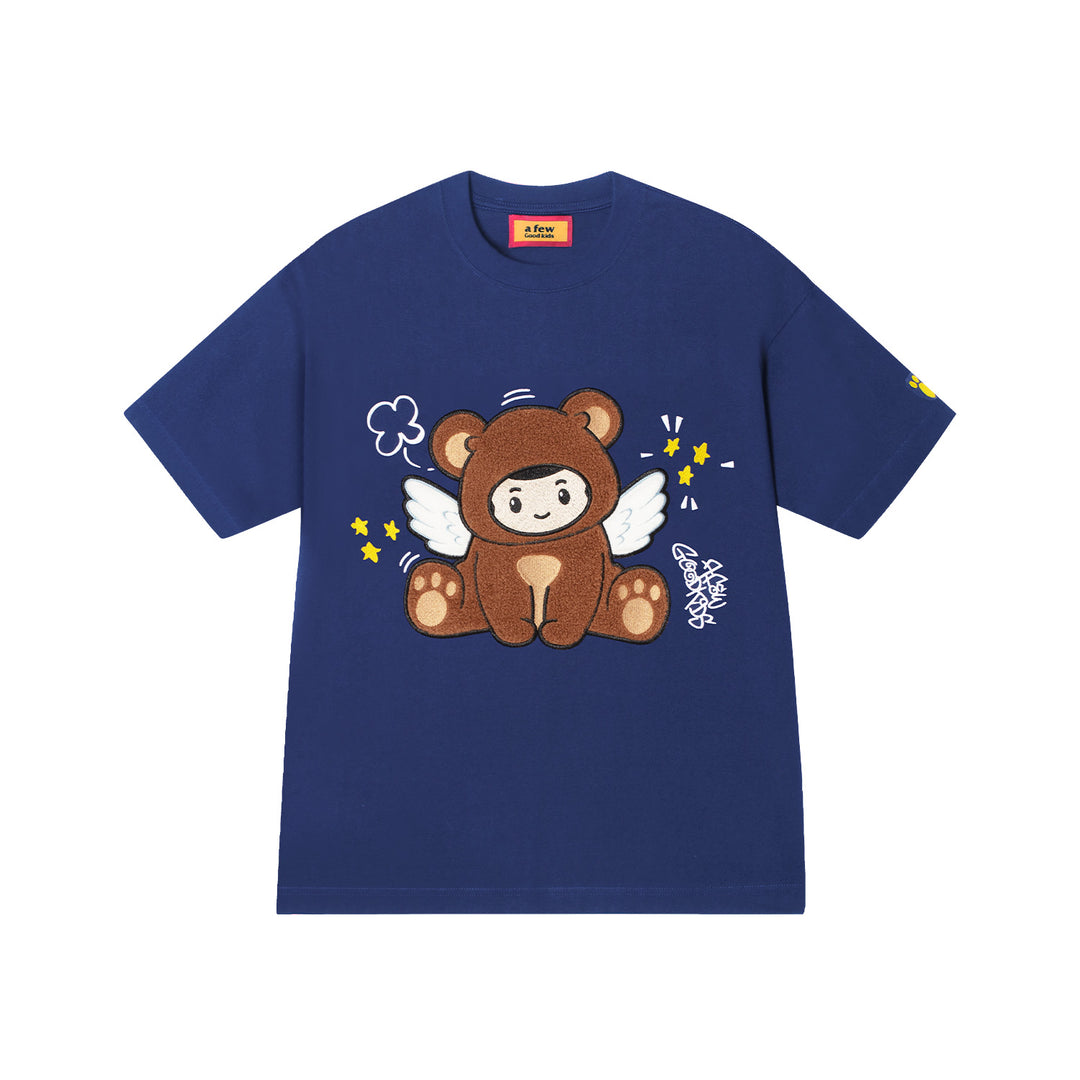 DONCARE(AFGK) "Flocked angel logo tee"