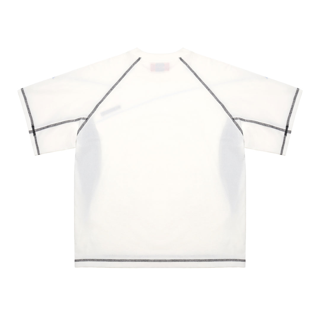 (AFGK) "Contrast Stitch Tech Tee"