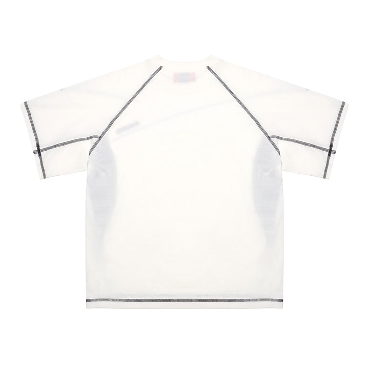 (AFGK) "Contrast Stitch Tech Tee"