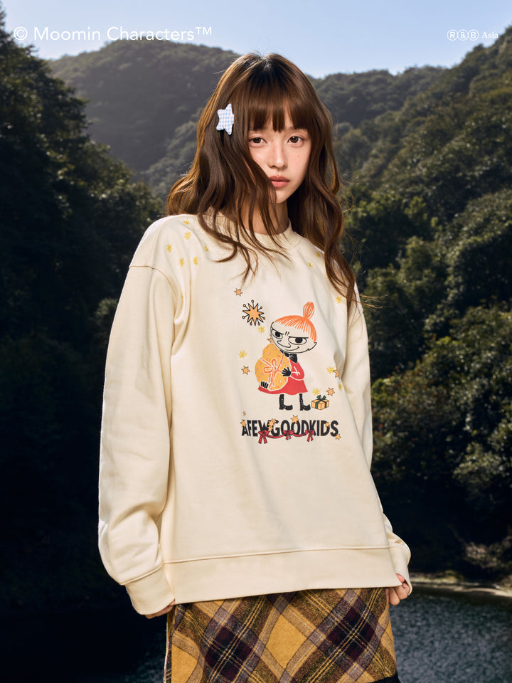 AFGK X MOOMIN "Logo crewneck sweatshirt"