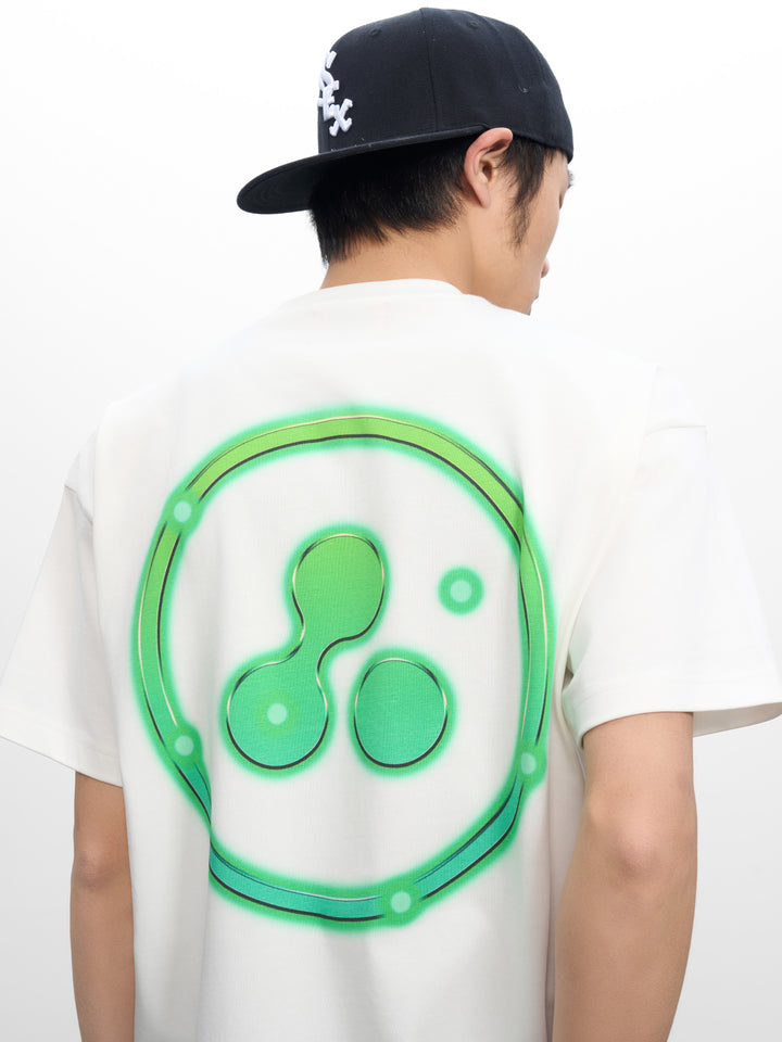 DONCARE(AFGK) "Lazer circle logo tee"