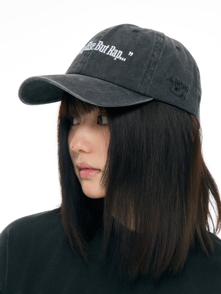 AFGK X MCHOTDOG "SLOGAN HAT" - BLACK
