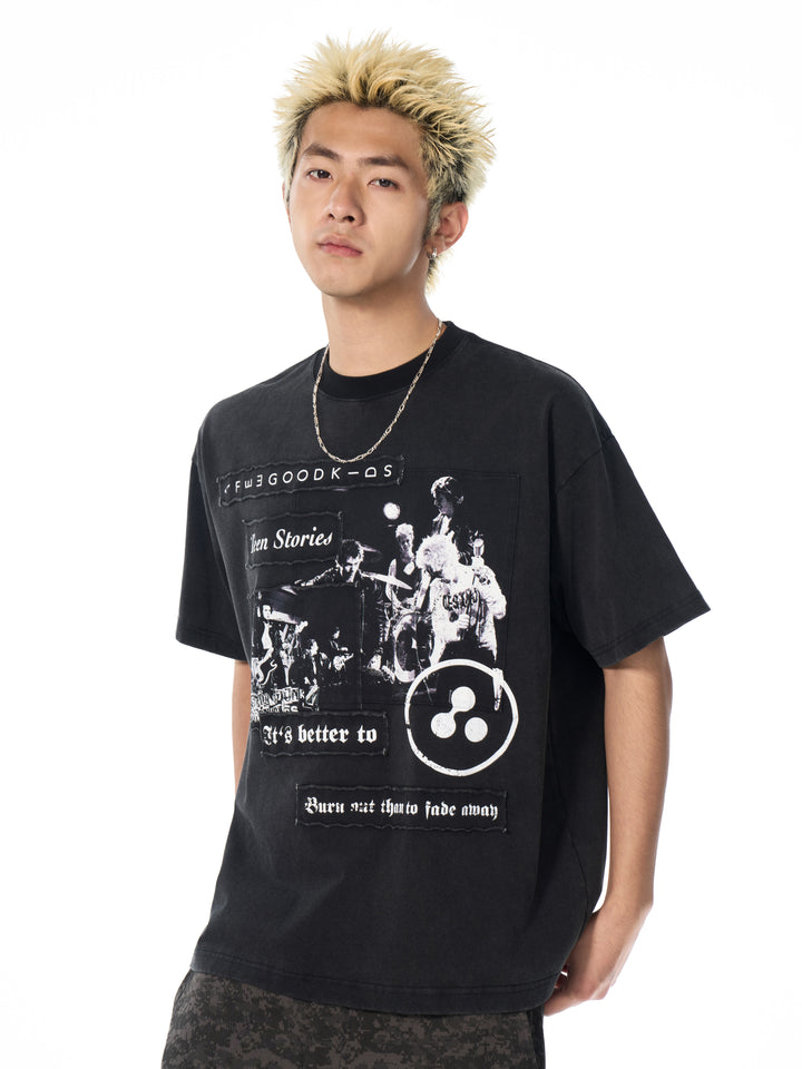 DONCARE(AFGK) "Punk band vintage tee"