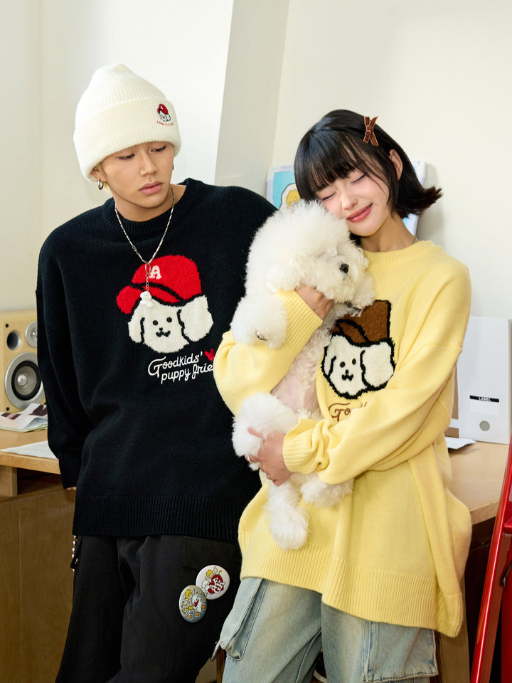 AFGK X TOMBONIA "Puppy logo jumper"