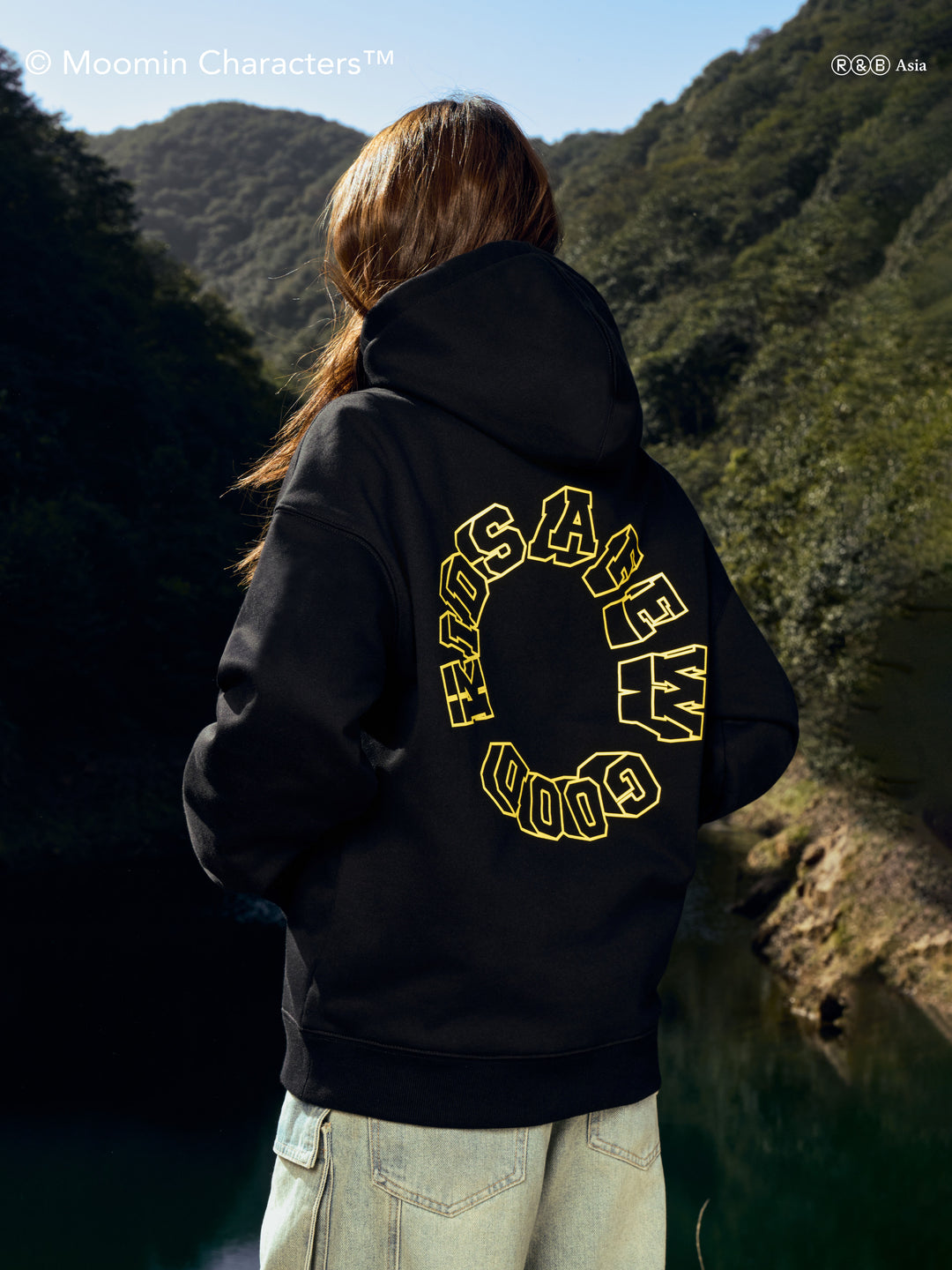 AFGK × MOOMIN “Graphic logo Hoodie”