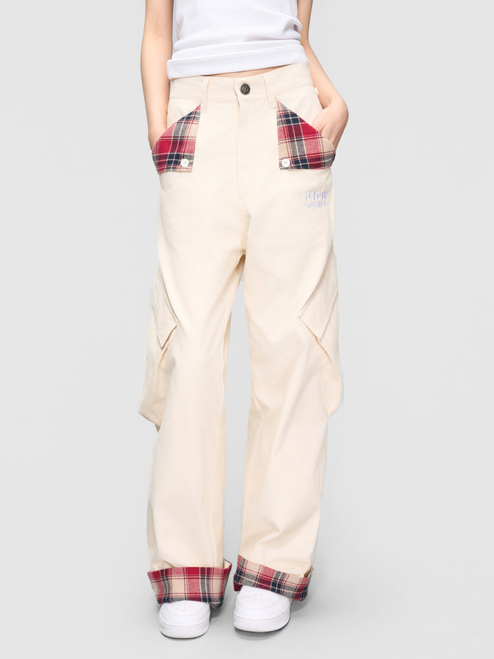 DONCARE(AFGK) "Ethnic pocket trousers"