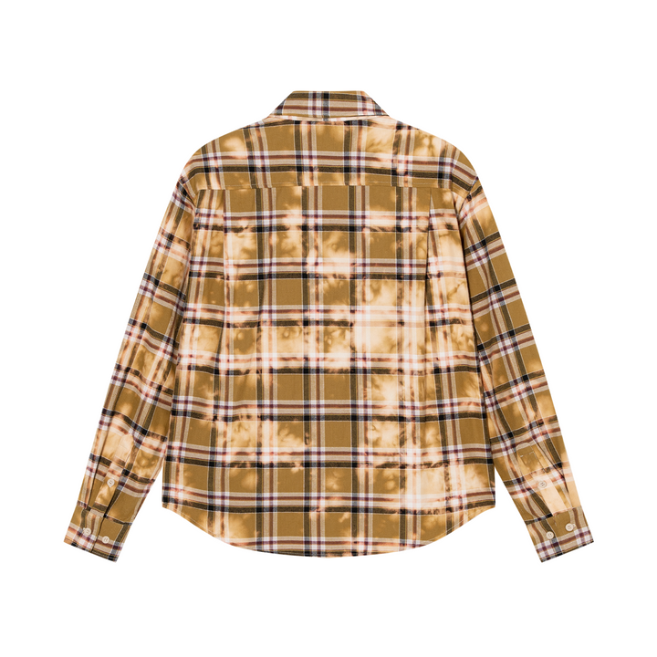 Tie-dye check shirt