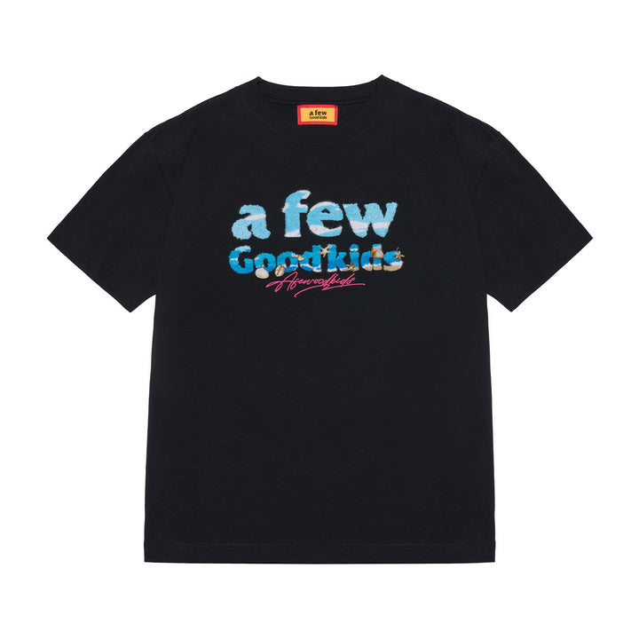 (AFGK) "Ocean Breeze Chenille Embroidery Tee"