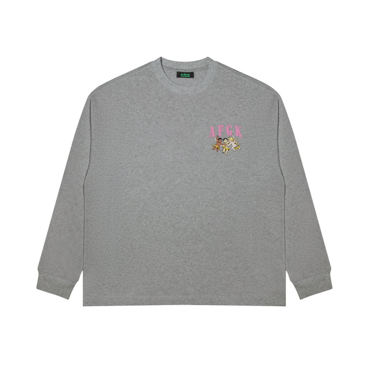 DONCARE(AFGK) "Basic angel logo long sleeve"