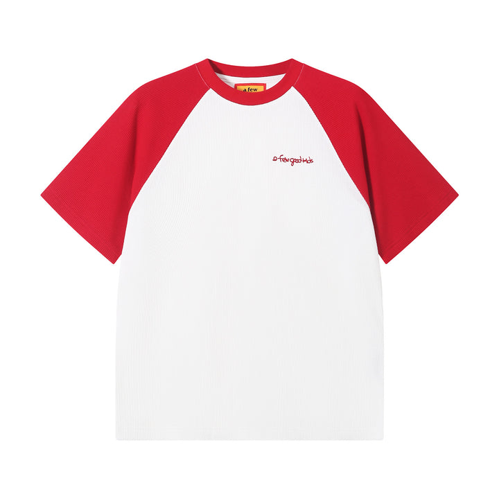 (AFGK) "Waffle Knit Raglan Tee"