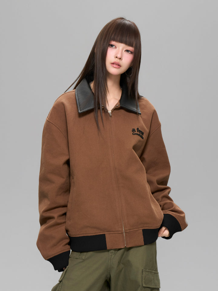 DOCNARE(AFGK) "Leather detroit jacket"