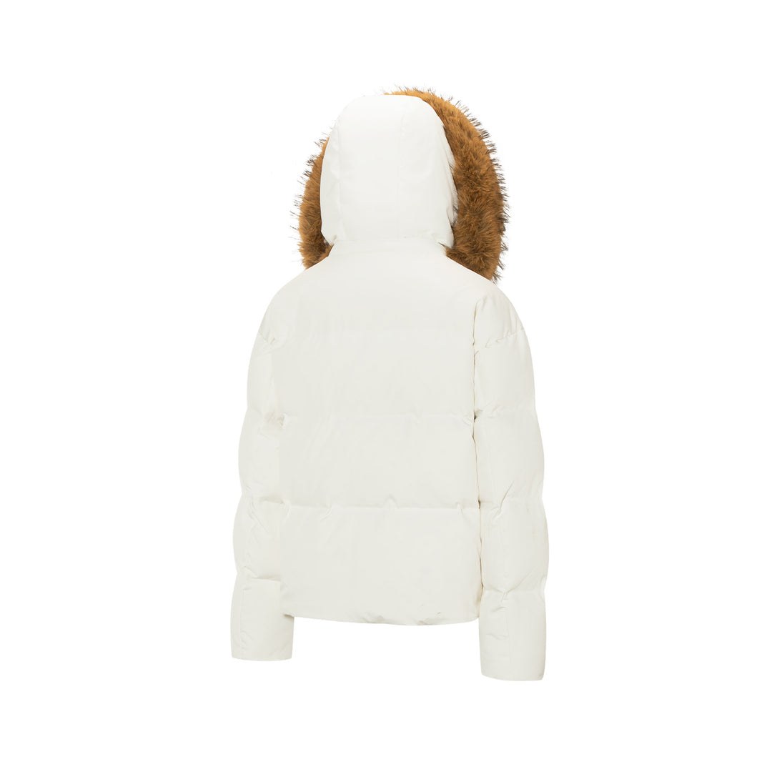 (AFGK) "Fur Hooded Down Jacket"