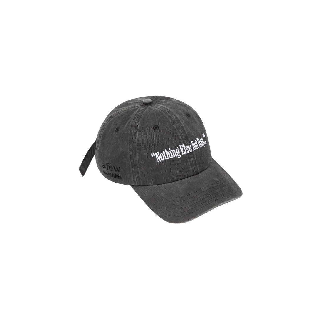 AFGK X MCHOTDOG "SLOGAN HAT" - BLACK