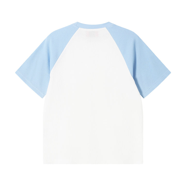 (AFGK) "Waffle Knit Raglan Tee"