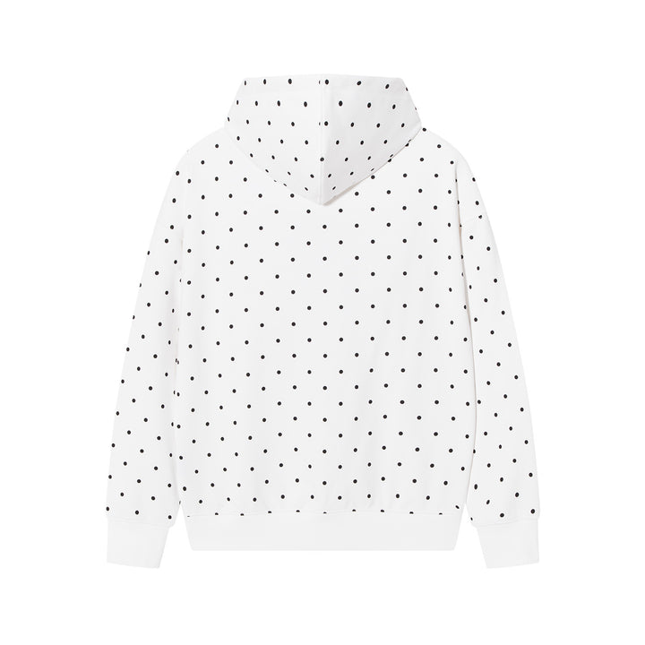 DONCARE(AFGK) "Polka dot zip hoodie"
