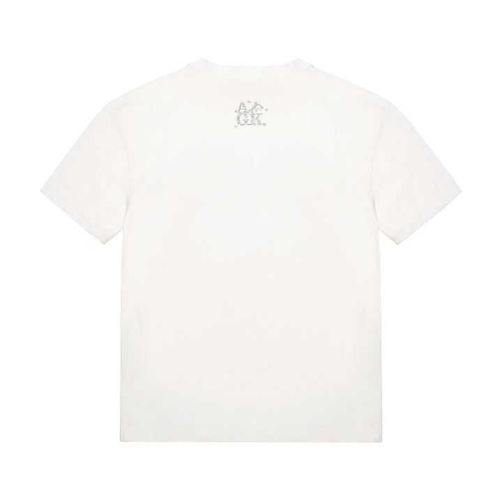 (AFGK) "Glitter Star Rhinestone Logo Tee”