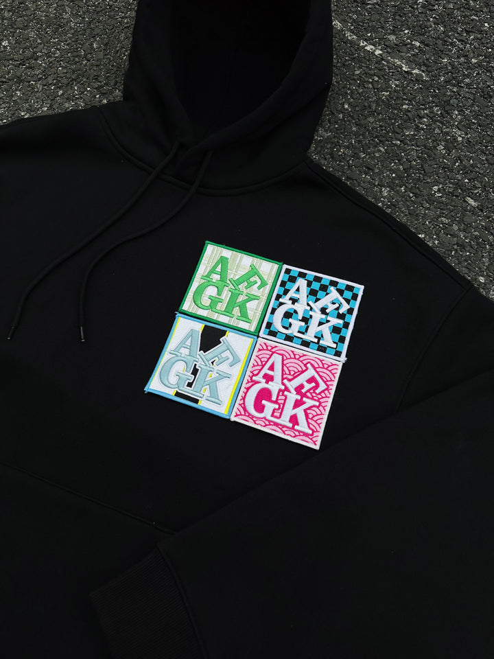 DONCARE(AFGK) “Embroidered patch logo hoodie”