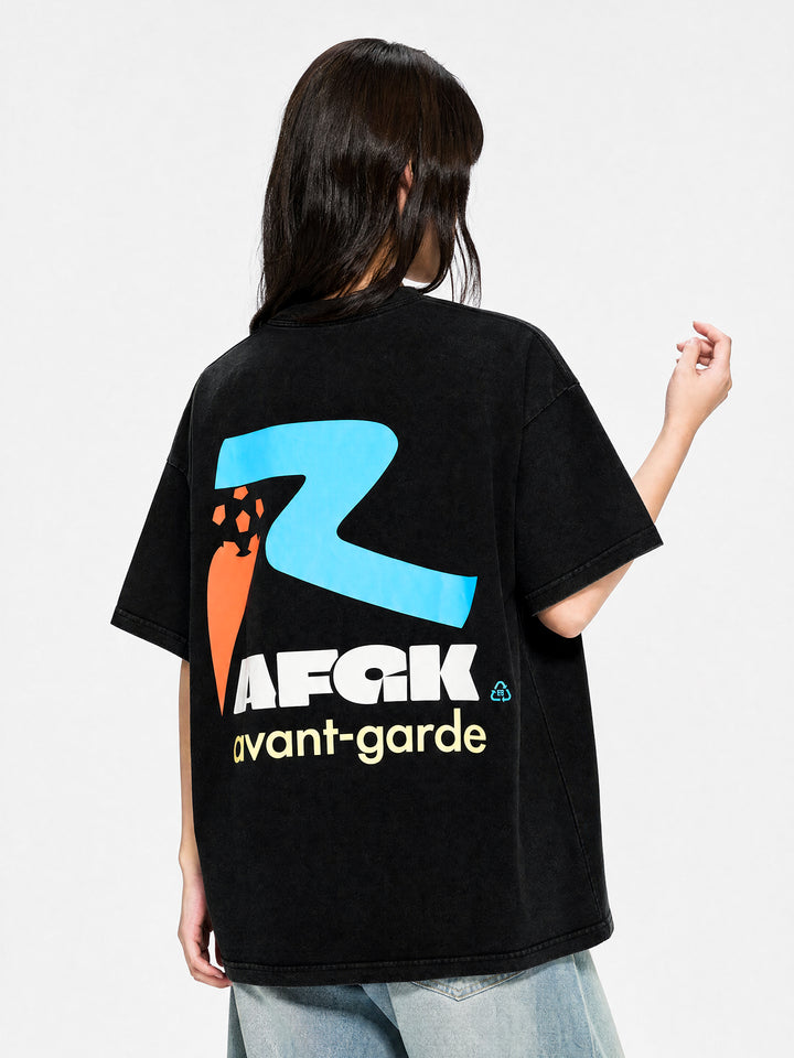 (AFGK) "World Cup Constrast Logo Tee"