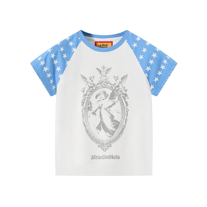 (AFGK) "Vintage Star Raglan T-Shirt"