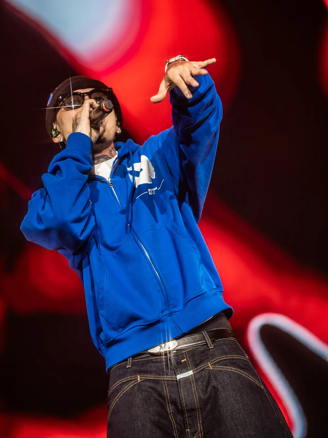 The lottery GT "Logo zipped hoodie"