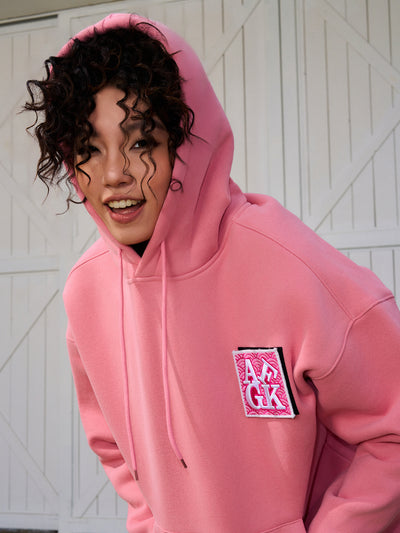 DONCARE(AFGK) “Embroidered patch logo hoodie”