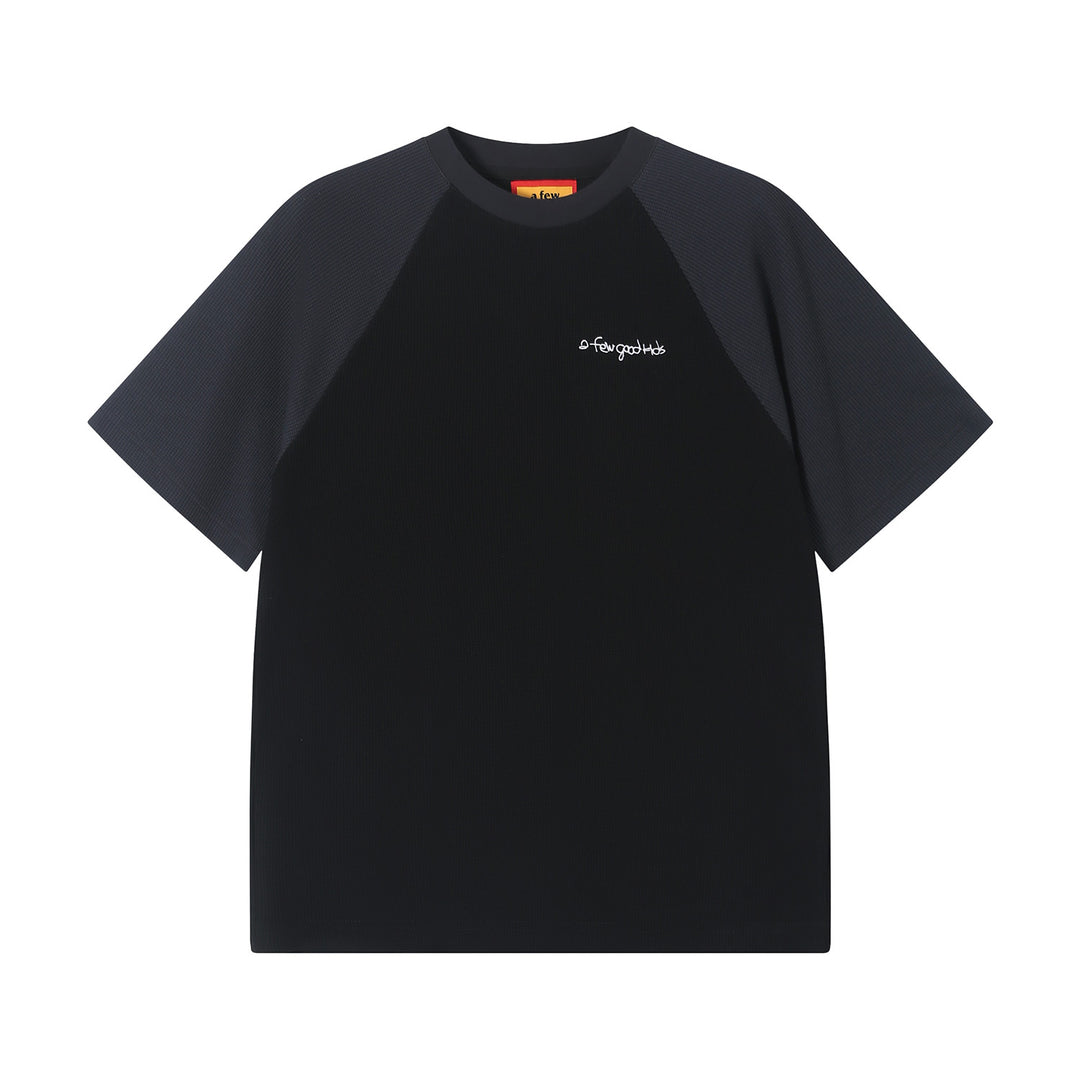 (AFGK) "Waffle Knit Raglan Tee"