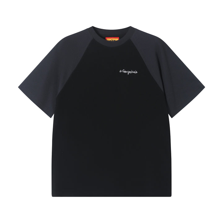 (AFGK) "Waffle Knit Raglan Tee"