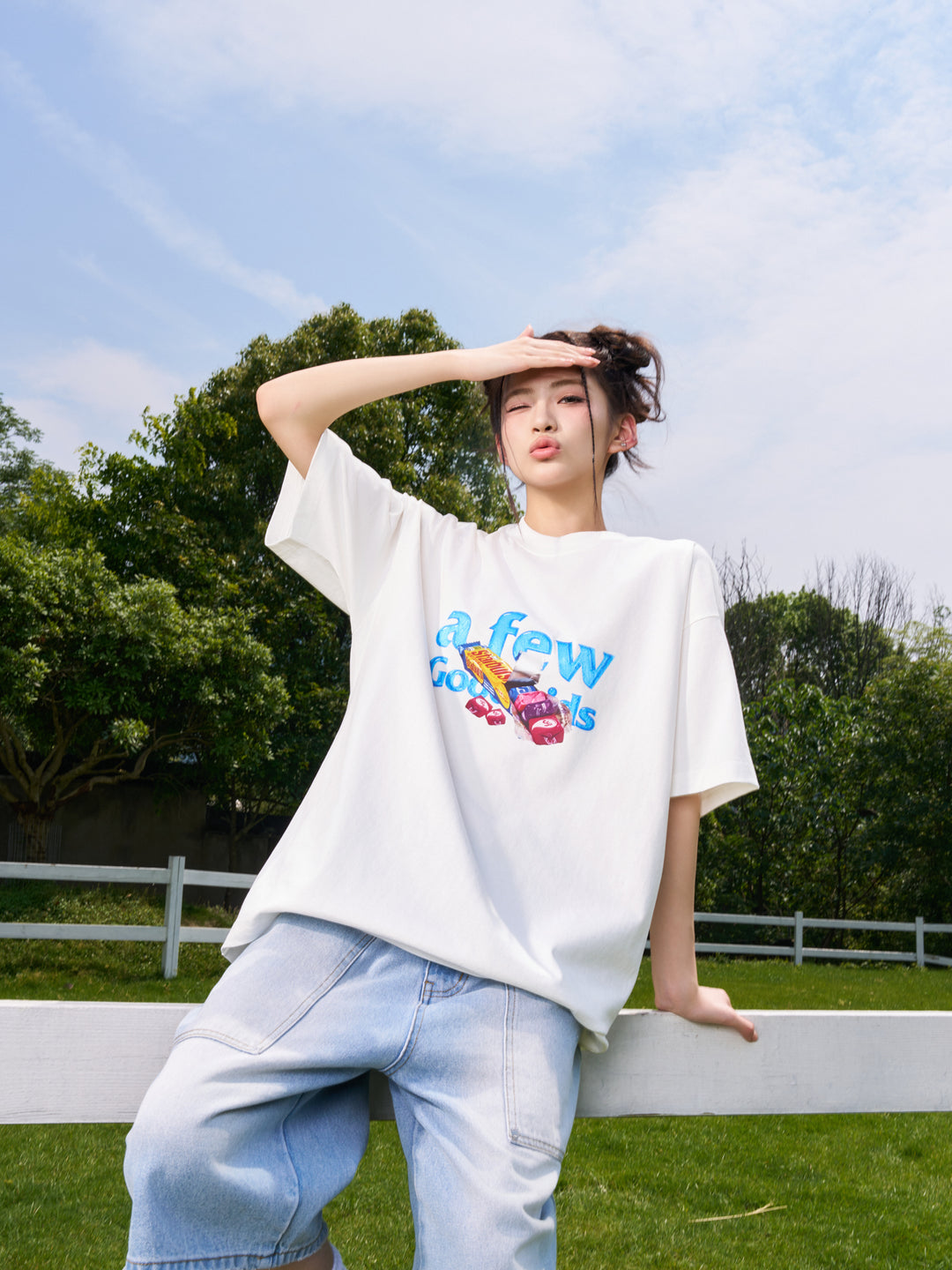 DONCARE(AFGK) “Candy shop logo tee”