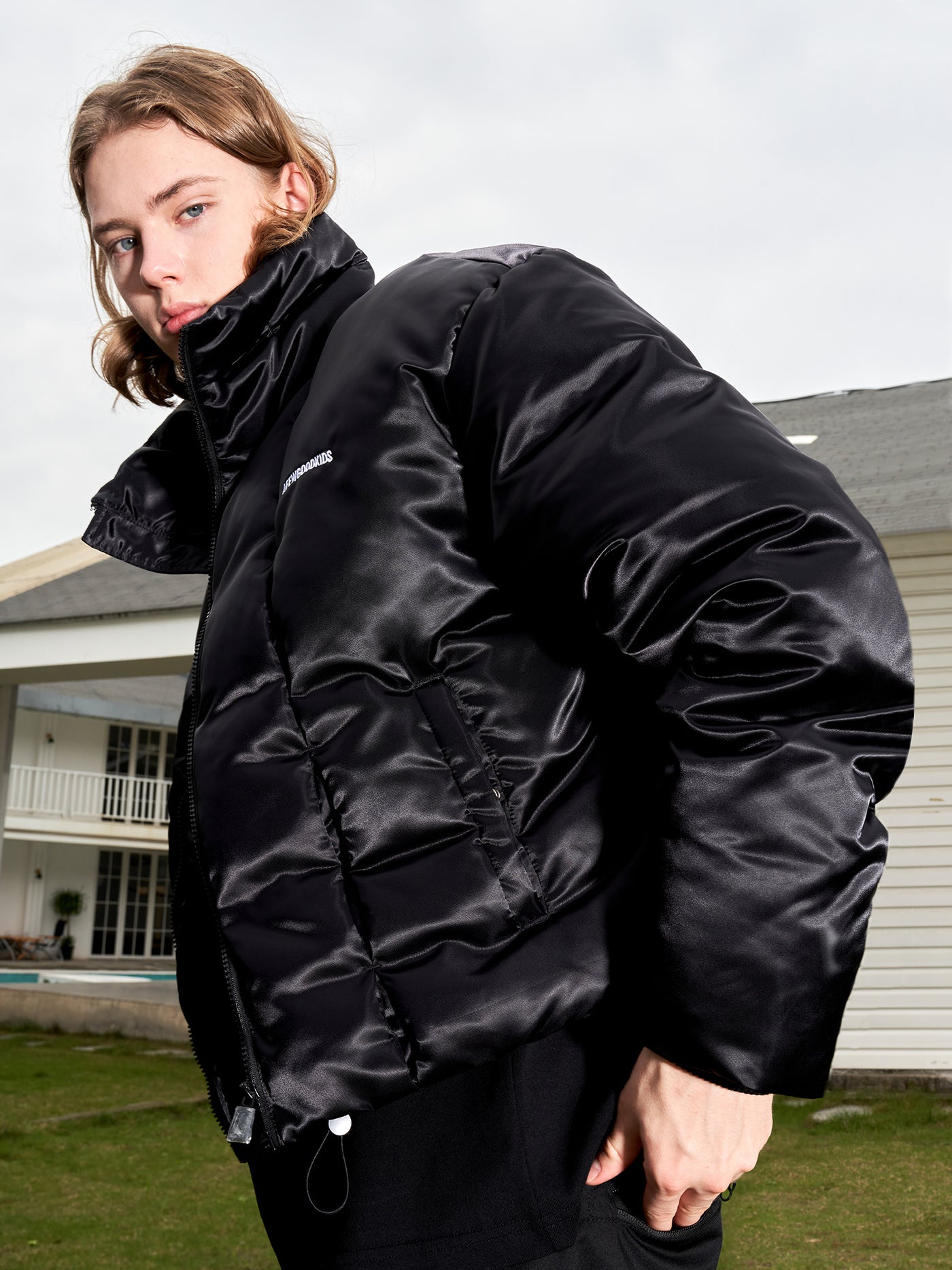 DONCARE(AFGK) “Logo parka jacket”