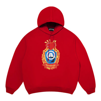 DONCARE(AFGK) “Worldwide print hoodie”