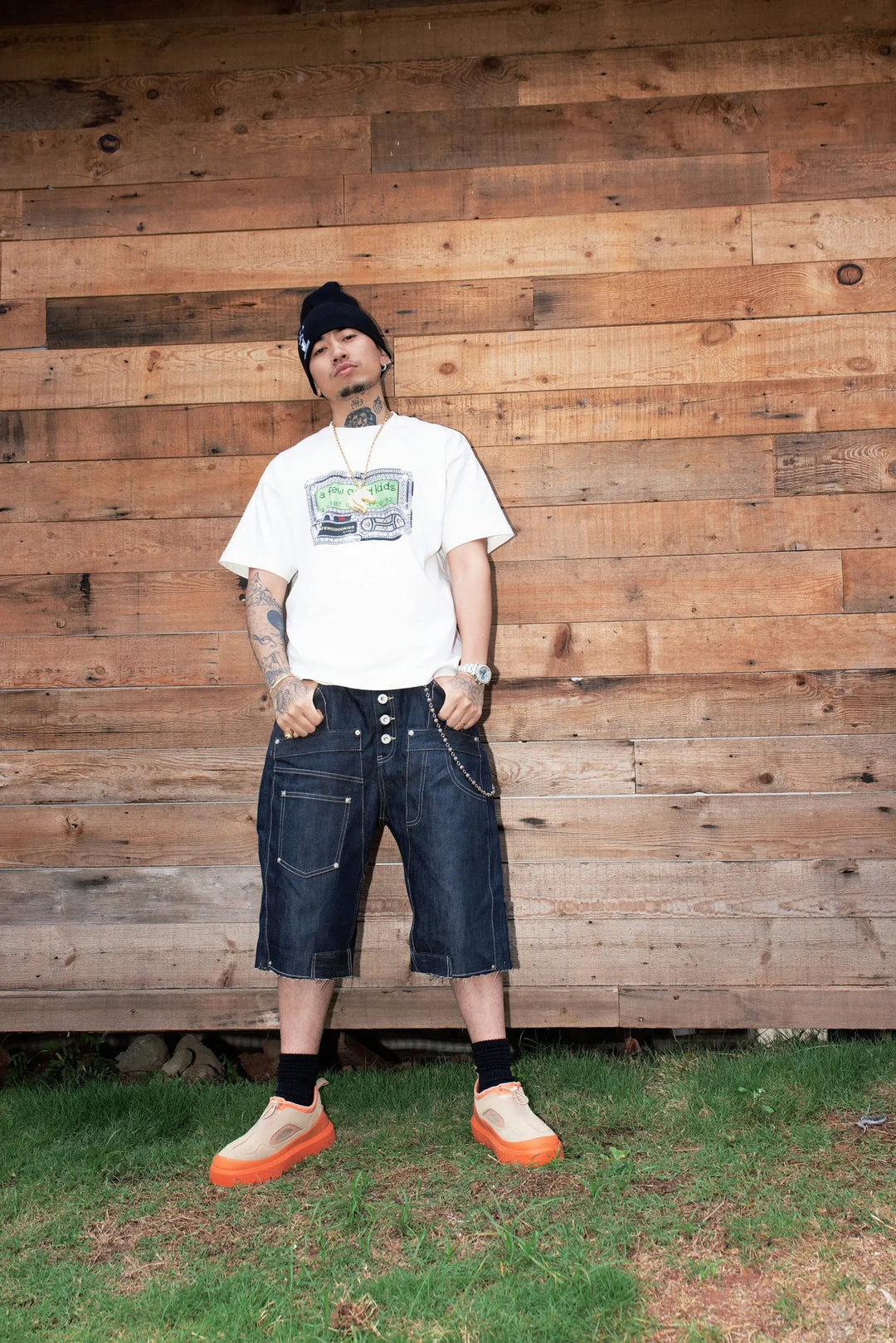 (AFGK) "Retro Diamond Pager Graphic Tee"