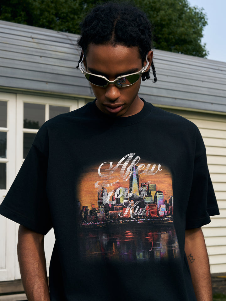 DONCARE(AFGK) “Night view tee”