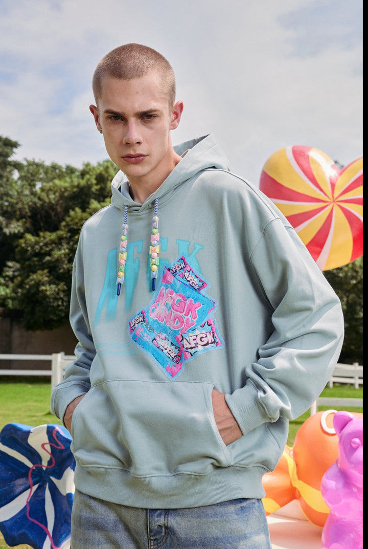 DONCARE(AFGK) "Candy logo hoodie"